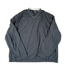 Callaway Golf X Series Windbreaker Mens L Black‎ V-Neck Pullover Jacket Modern